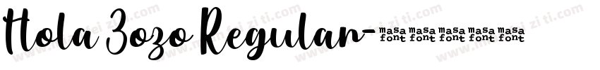 Hola Zozo Regular字体转换